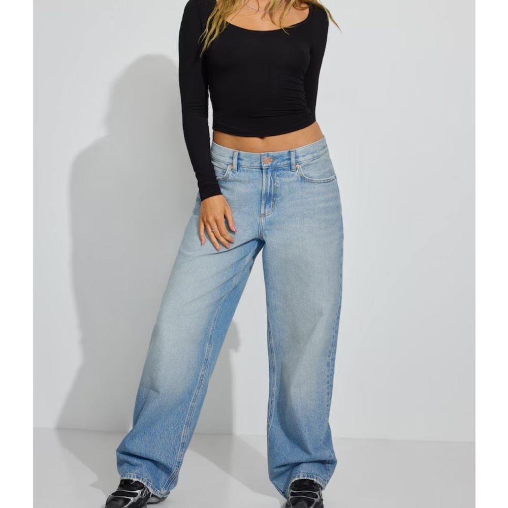 GARAGE Denim Low Rise Baggy Jeans